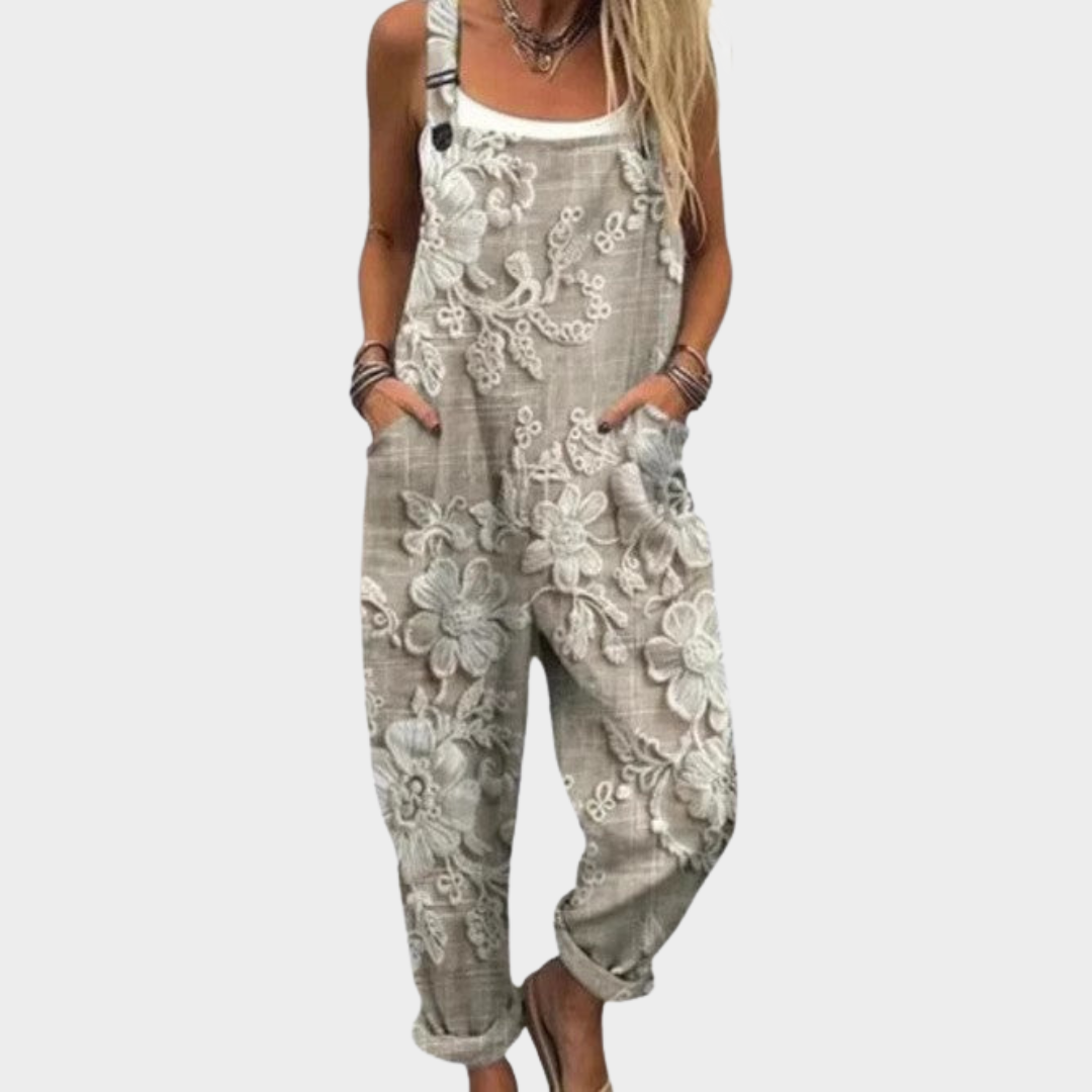 MARINE | SALOPETTE IMPRIMÉE LOOK CHIC RELAX