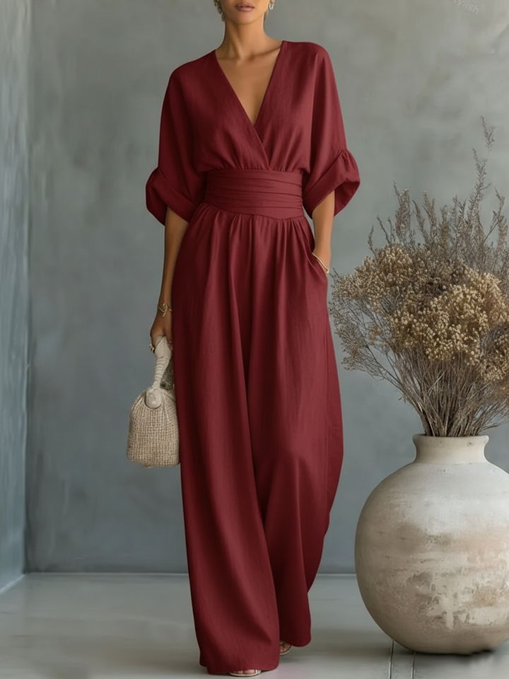 SIENNA | COMBINAISON ESSENTIELLE À COL V