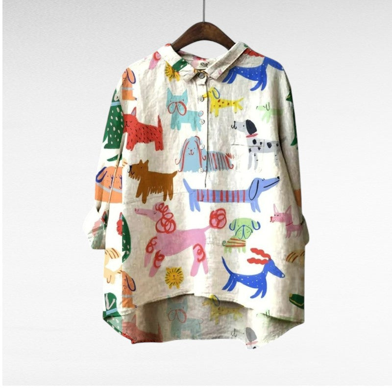 CONSTANCE | BLOUSE D’ÉTÉ ÉLÉGANTE HAUT DE GAMME
