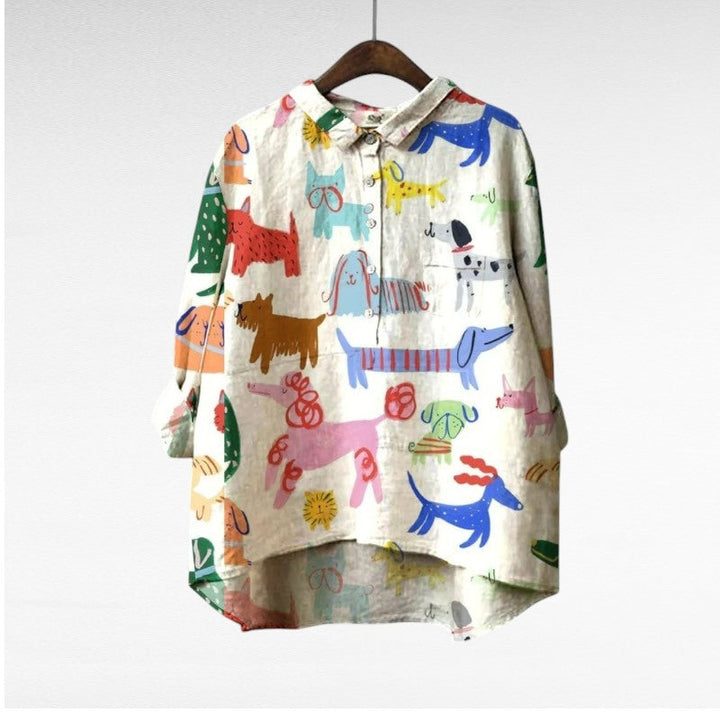 CONSTANCE | BLOUSE D’ÉTÉ ÉLÉGANTE HAUT DE GAMME